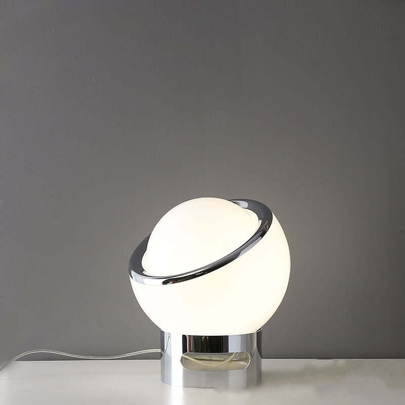 Lampe de Table Design Bauhaus - Verre Opale
