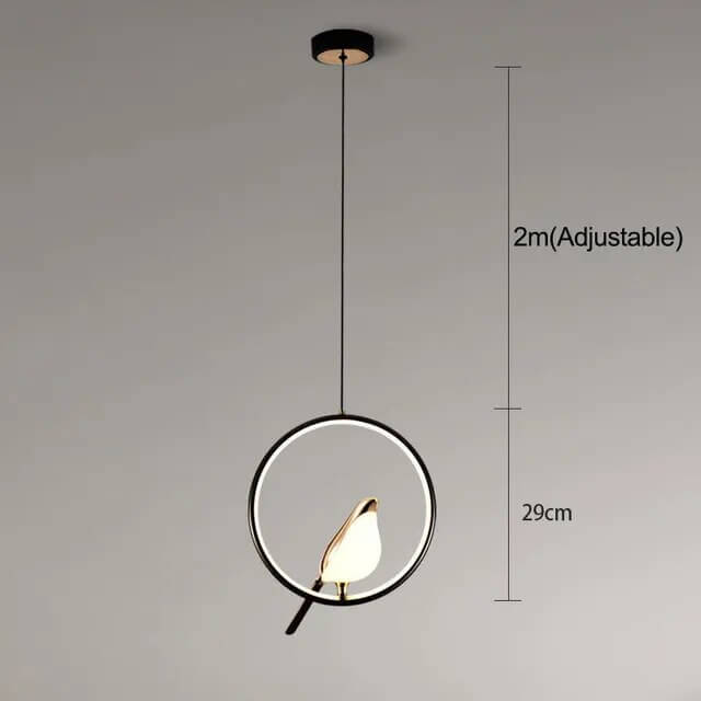 Mrbird™ - Suspension De Luxe Avec Oiseau Doré