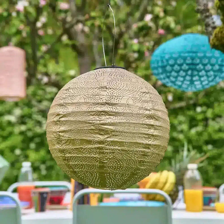 Lot de 5 Lanternes Solaires Extérieures Décoratives