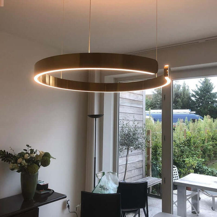 Suspension LED Ronde Moderne - Éclairage Intérieur Design