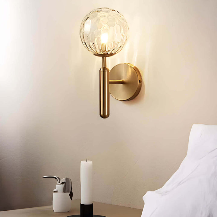 Clair - Lampe Murale En Verre Artisanal