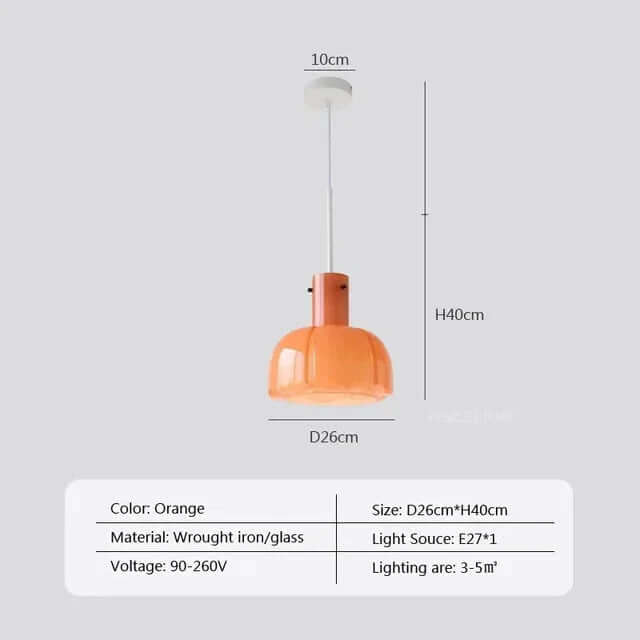 Arctic - Led nordique suspension verre