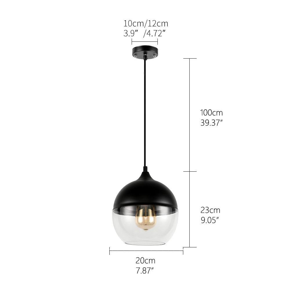 Suspension Tambour Verre - Luminaire Design