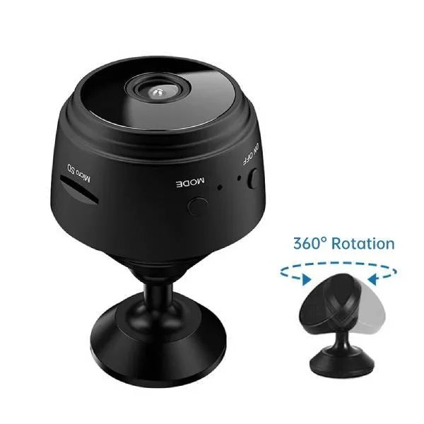"Caméra de recul HD sans fil noire sur véhicule, offrant image claire et connexion facile pour camping-cars et remorques"