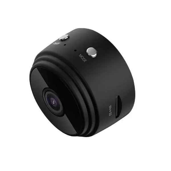 "Caméra de recul HD sans fil noire sur véhicule, offrant image claire et connexion facile pour camping-cars et remorques"