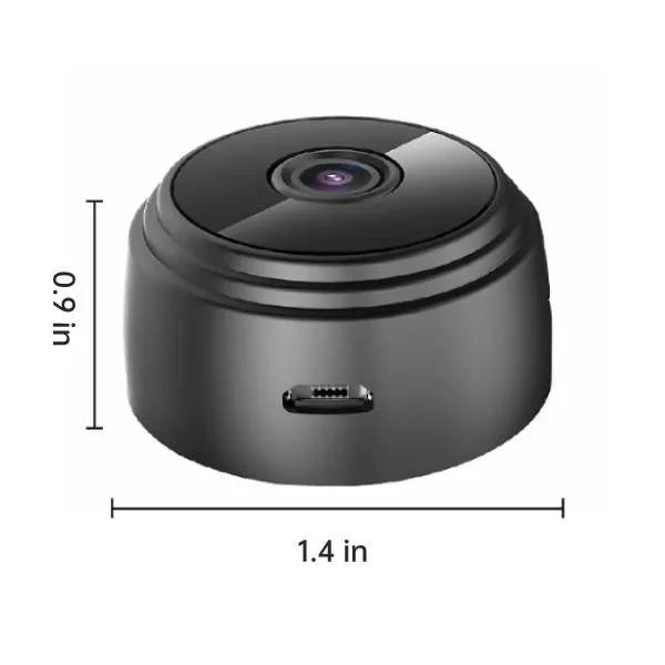 "Caméra de recul HD sans fil noire sur véhicule, offrant image claire et connexion facile pour camping-cars et remorques"