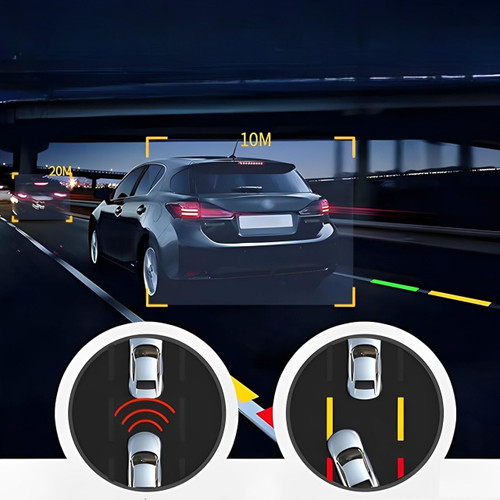 Caméra de surveillance pour voiture, intelligente, écran LCD, GPS intégré, aide ADAS, enregistrement HD, suivis précis.
