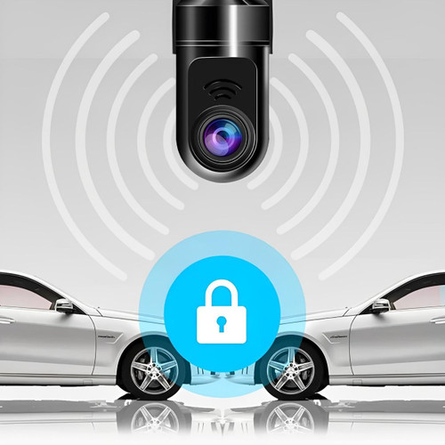 Caméra de surveillance pour voiture, intelligente, écran LCD, GPS intégré, aide ADAS, enregistrement HD, suivis précis.