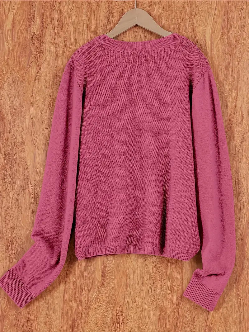 "Cardigan pour femmes, oversize, couleurs vives, poignets côtelés, tissu doux, idéal printemps automne, poches pratiques"
