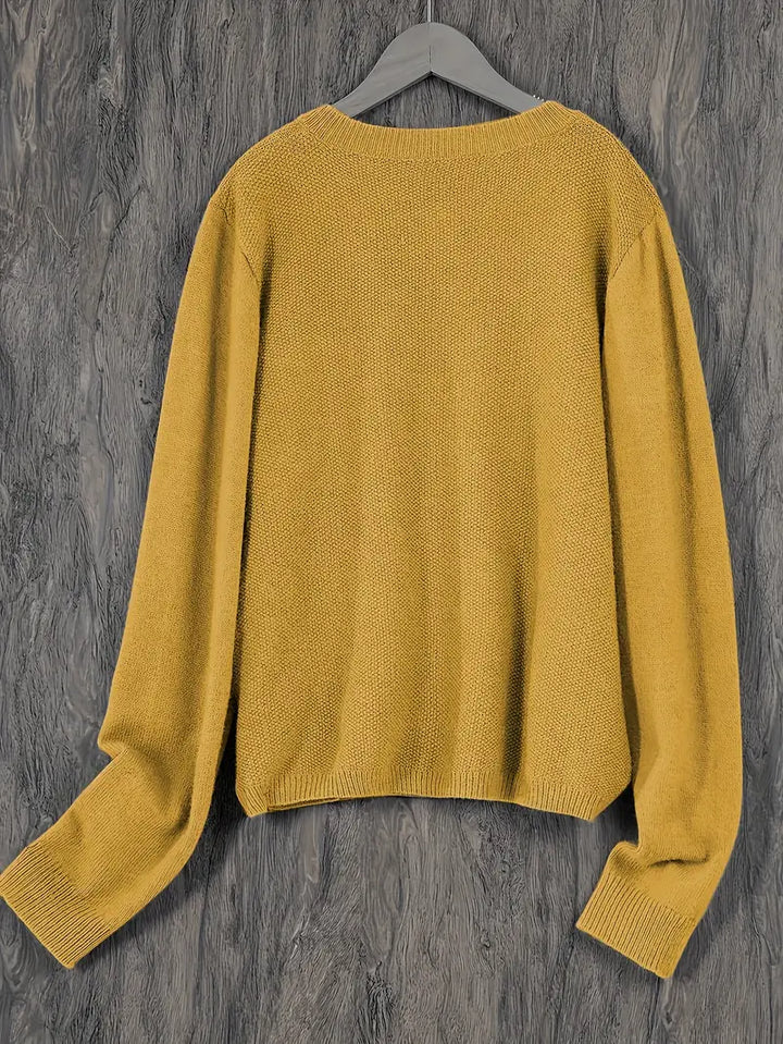 "Cardigan pour femmes, oversize, couleurs vives, poignets côtelés, tissu doux, idéal printemps automne, poches pratiques"