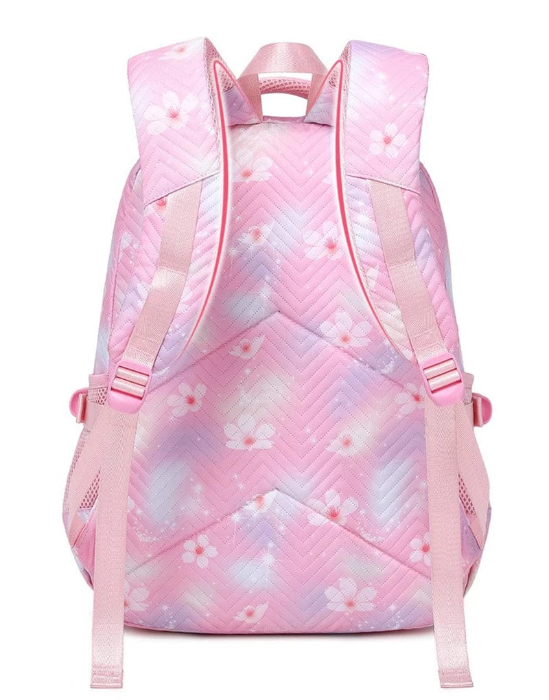 Cartable enfant en polyester résistant, vue de face, bleu, design moderne, bretelles ajustables pour confort et rangement opt