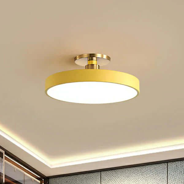 Plafonnier LED Rond Style Nordique - Luminaire Intérieur