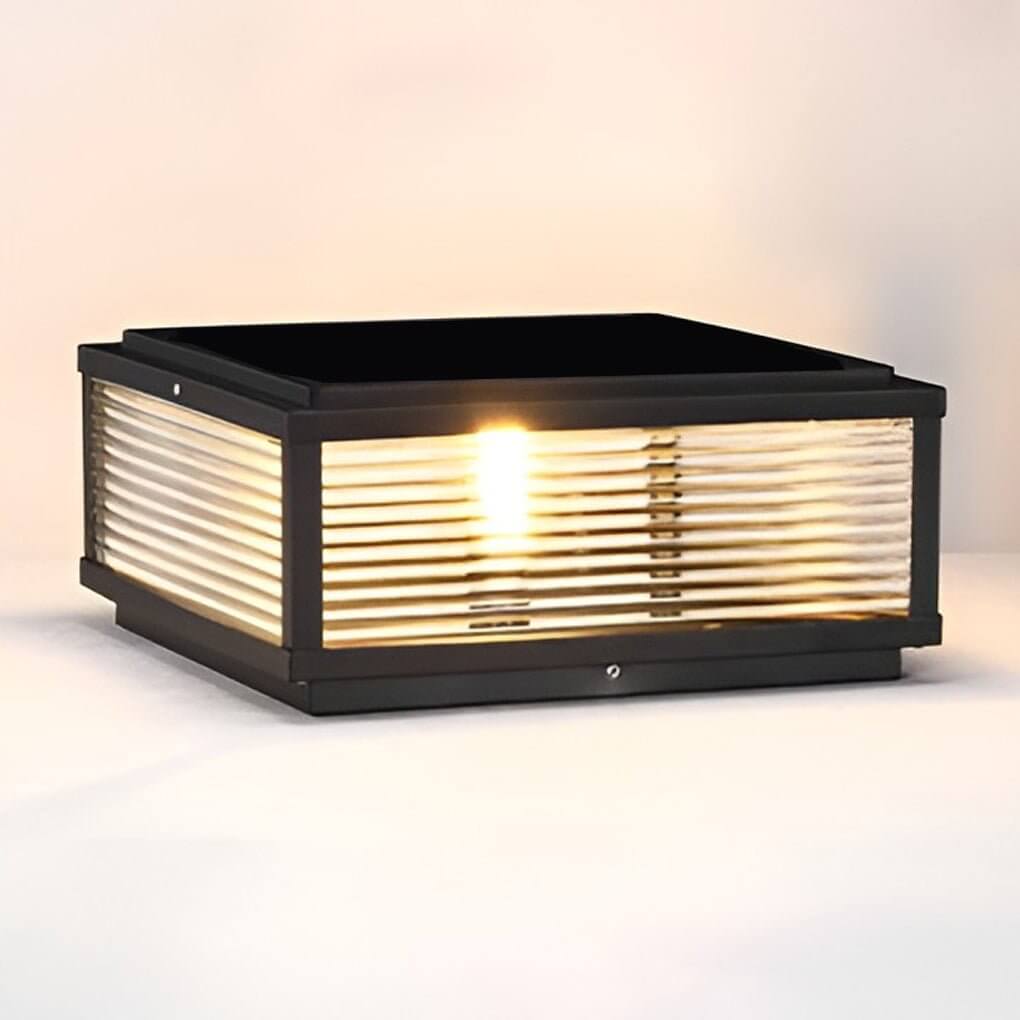 Lampe Extérieure Poteau Carrée - Éclairage LED Moderne