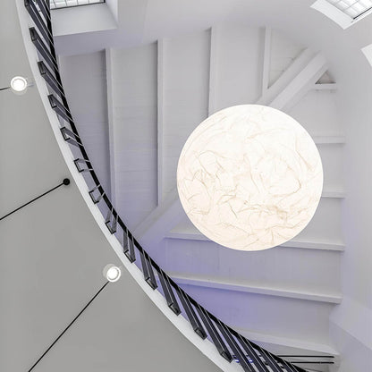 Lampe Pendante En Soie Moon