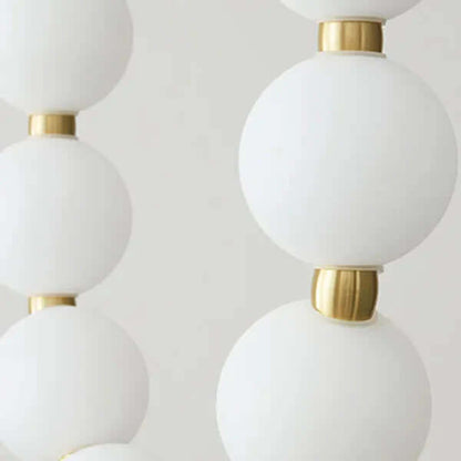 Lustre À Chaîne Blanc De Luxe