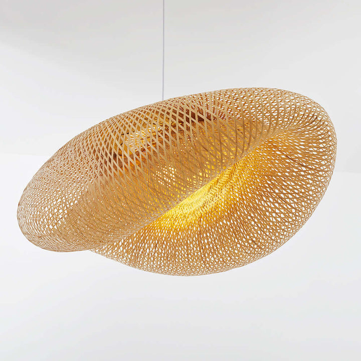 Lampe À Suspendre En Bambou