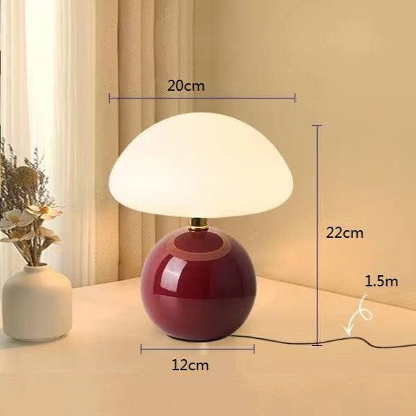 Lampe Champignon Crème Française