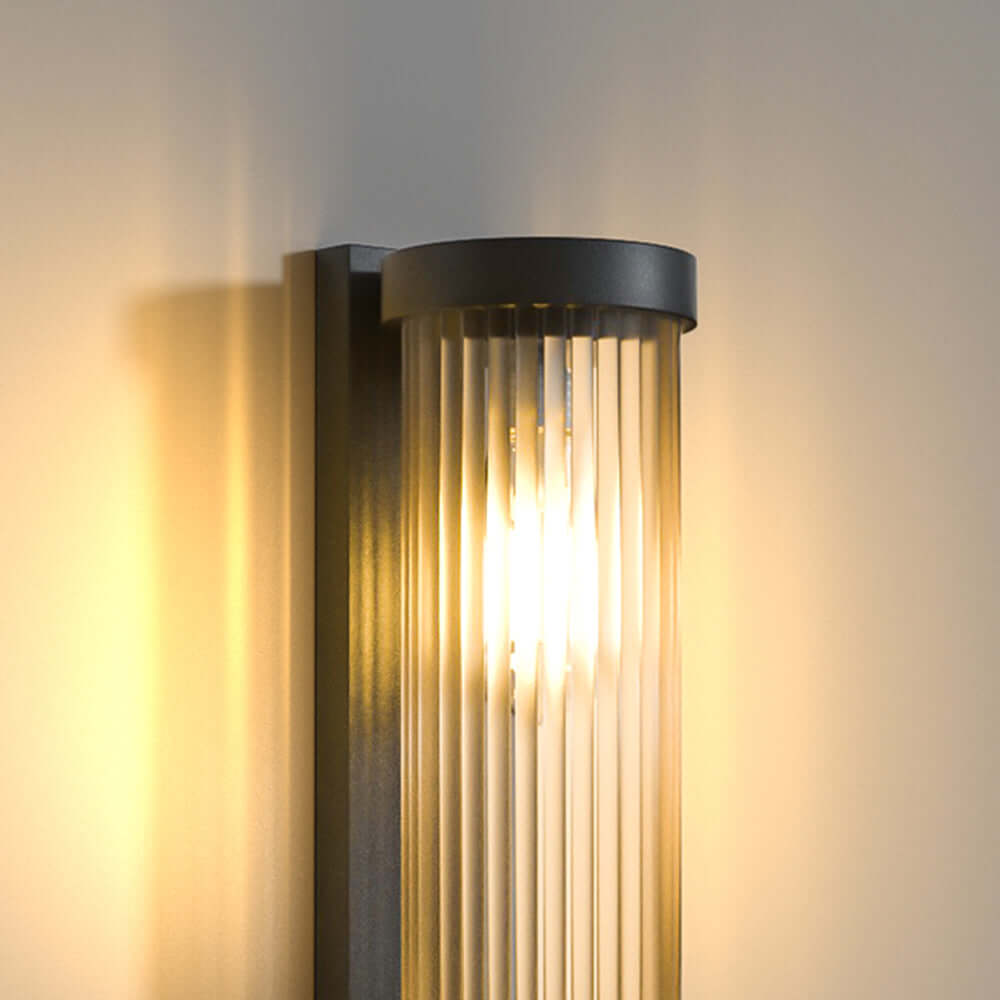 Lampe Extérieure Cylindrique Solaire LED IP65