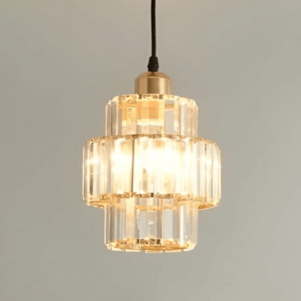 Suspension Lumineuse Verre Cristal - Éclairage Intérieur