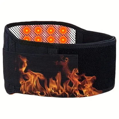 "Ceinture chauffante ergonomique pour dos, design élégant, chaleur enveloppante, soulagement musculaire discret."