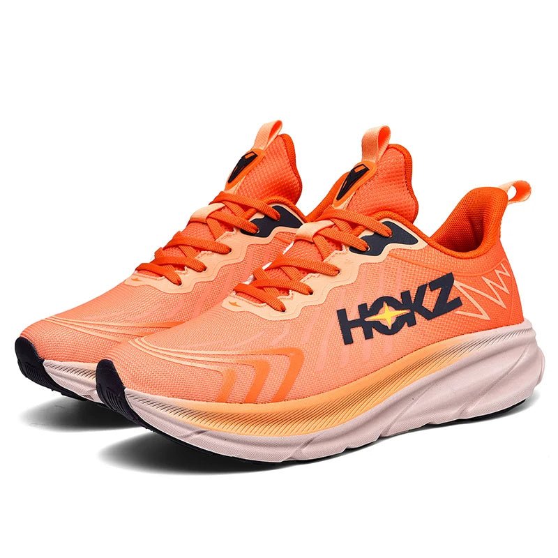 "Chaussure de sport ultra-légère blanche unisexe, semelle rembourrée, idéale pour course et fitness, design moderne."