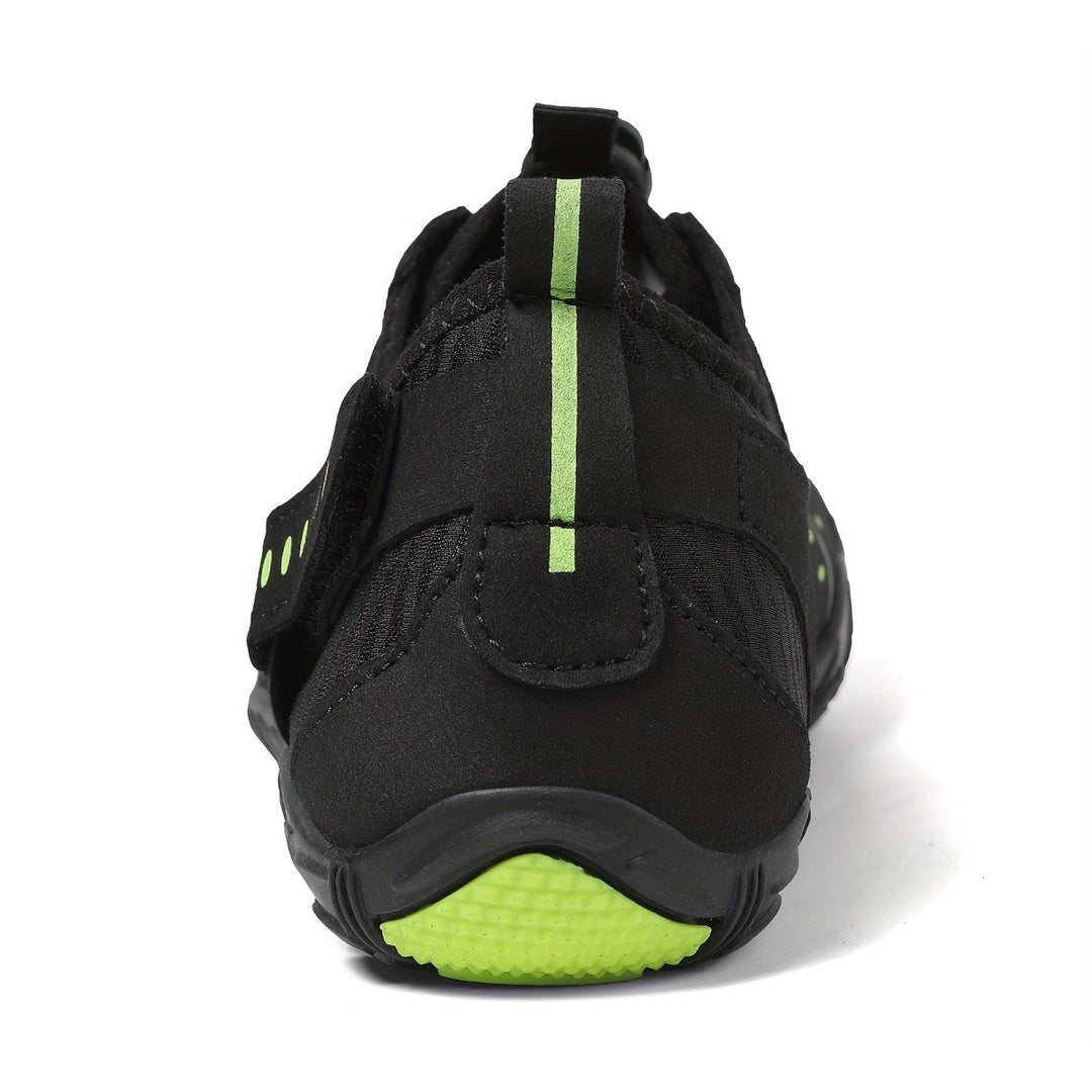 "Chaussures aquatiques légères unisexes, respirantes, semelle antidérapante, tige bleue textile, parfaites activités nautique