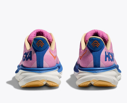 "Chaussures de course unisexes légères Hoka Clifton 9, design moderne, tige mesh respirant pour performance et confort"
