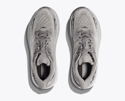 "Chaussures de course unisexes légères Hoka Clifton 9, design moderne, tige mesh respirant pour performance et confort"