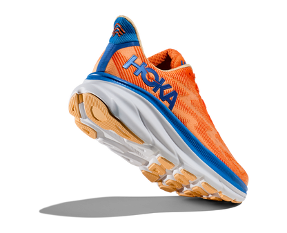 "Chaussures de course unisexes légères Hoka Clifton 9, design moderne, tige mesh respirant pour performance et confort"
