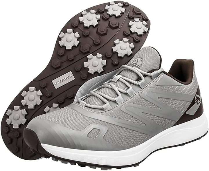 Chaussures de golf ultra légères et imperméables avec crampons robustes, style moderne et plusieurs options de couleurs.
