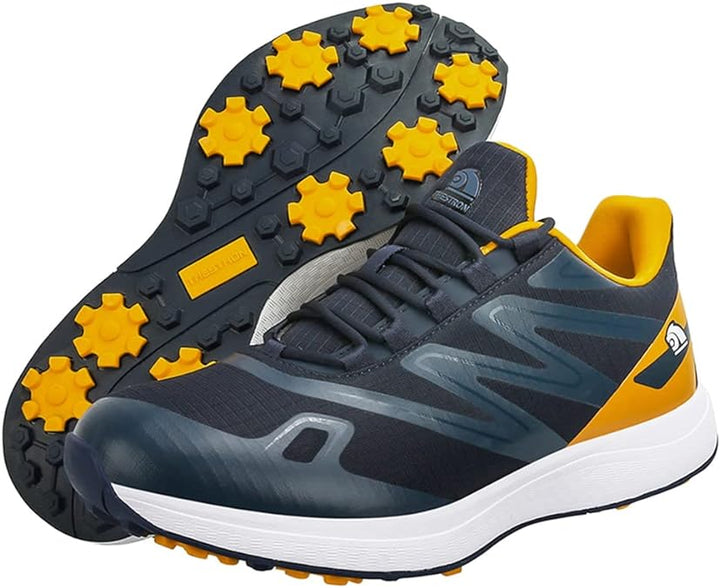 Chaussures de golf ultra légères et imperméables avec crampons robustes, style moderne et plusieurs options de couleurs.