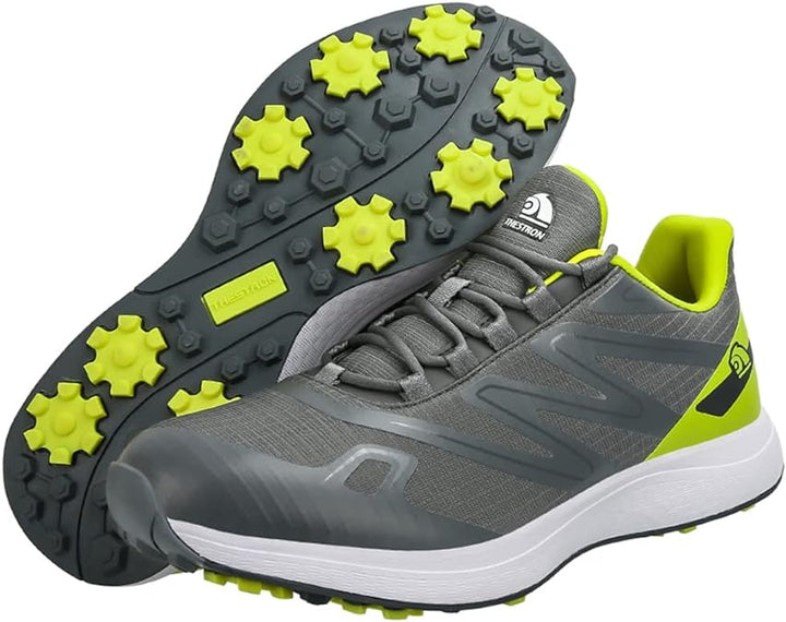 Chaussures de golf ultra légères et imperméables avec crampons robustes, style moderne et plusieurs options de couleurs.