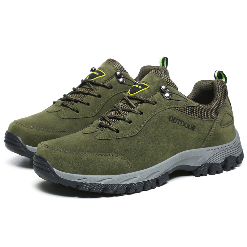 "Chaussures de marche orthopédiques homme, design ergonomique, brun, semelle antidérapante, confort et soutien quotidiens."