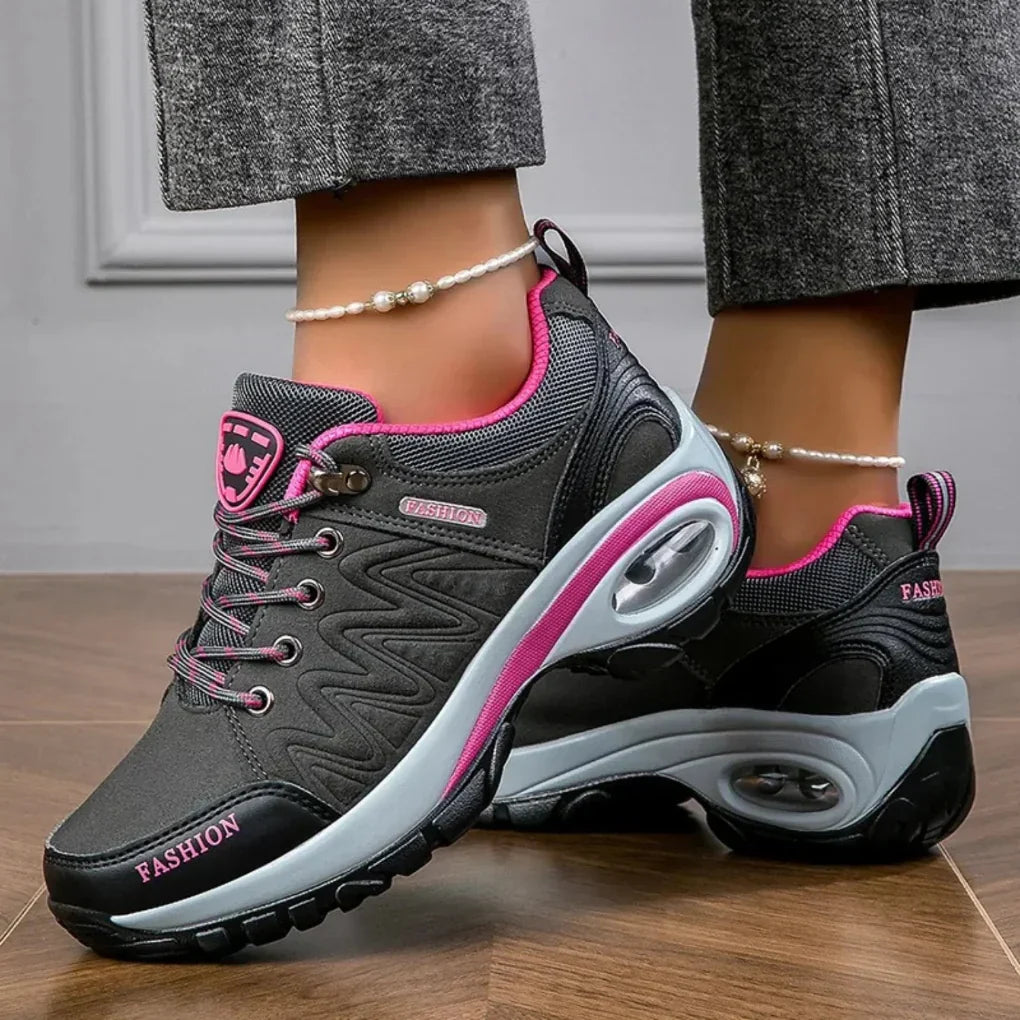 "Chaussures de randonnée imperméables pour femmes, multicolores, avec semelle antidérapante, idéale pour l'extérieur."