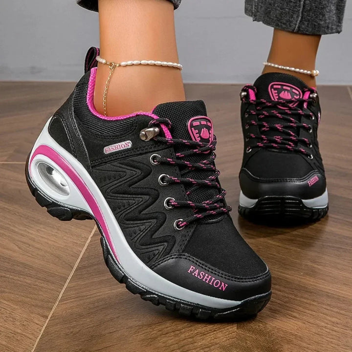 "Chaussures de randonnée imperméables pour femmes, multicolores, avec semelle antidérapante, idéale pour l'extérieur."