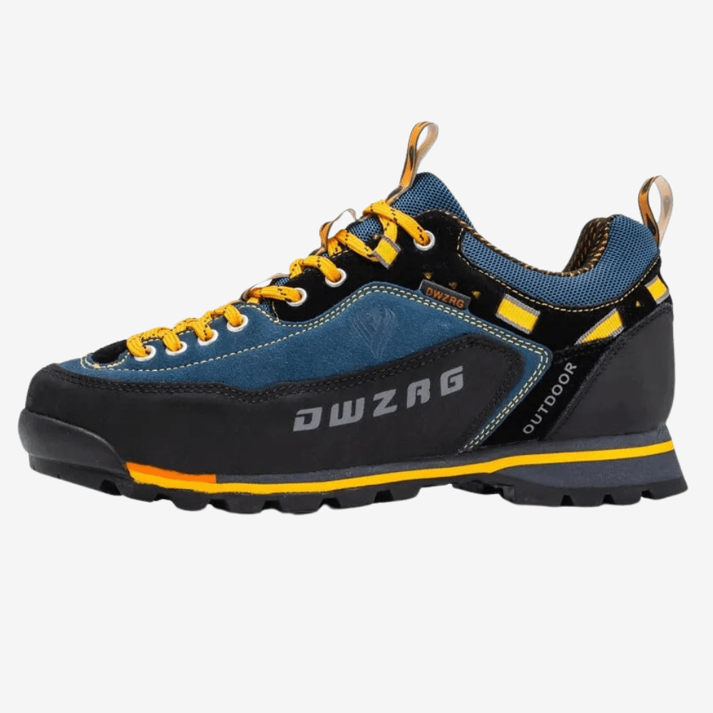 "Chaussures de randonnée imperméables pour homme, basses, soutien anatomique, tige durable, semelle en caoutchouc."