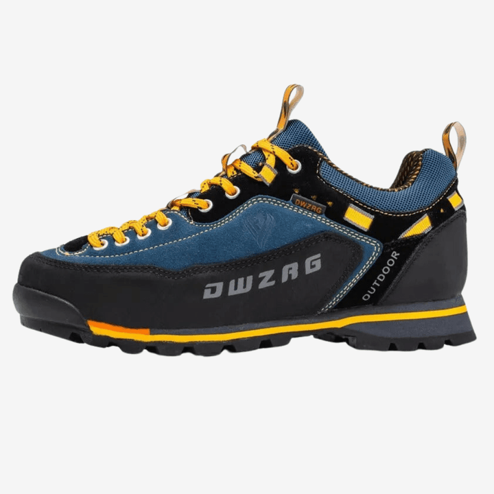 "Chaussures de randonnée imperméables pour homme, basses, soutien anatomique, tige durable, semelle en caoutchouc."