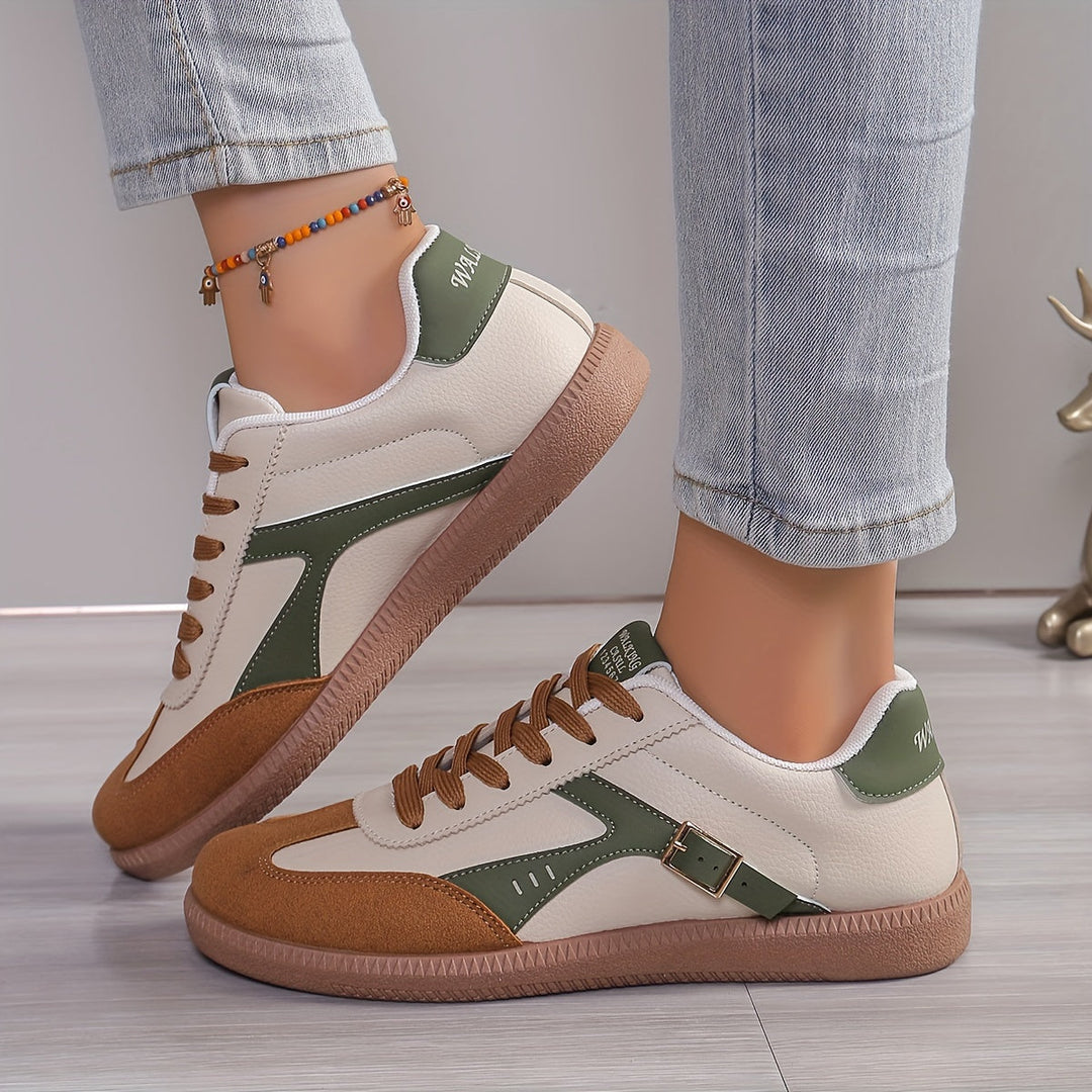 Chaussures de randonnée légères, imperméables, vertes, pour femmes, avec confort orthopédique et adhérence optimale.