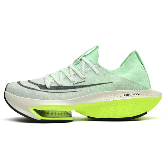 "Chaussures de running légères Stride Air pour femmes, vue latérale, design gris, technologie Airflow pour respirabilité."