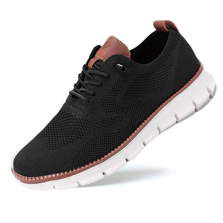 "Chaussures homme en cuir végétal, design élégant, couleur caramel, semelle confort, style moderne et pratique."