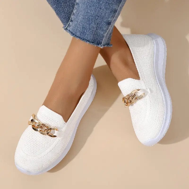 "Chaussures orthopédiques féminines élégantes, respirantes et antidérapantes avec semelle de soutien et fermeture éclair laté