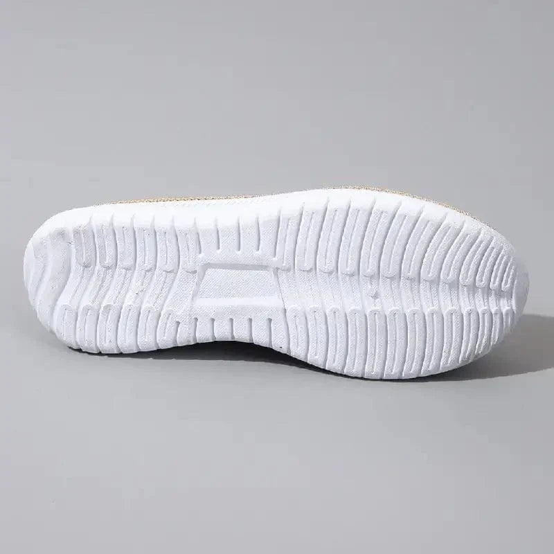 "Chaussures orthopédiques féminines élégantes, respirantes et antidérapantes avec semelle de soutien et fermeture éclair laté
