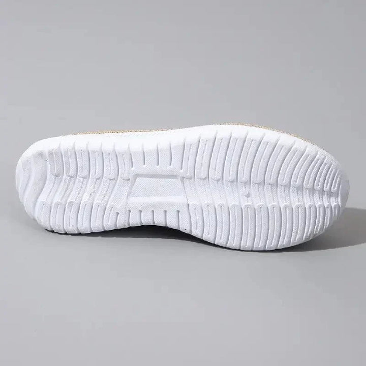 "Chaussures orthopédiques féminines élégantes, respirantes et antidérapantes avec semelle de soutien et fermeture éclair laté