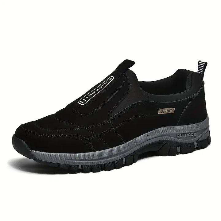 "Chaussures orthopédiques homme kaki élégantes avec soutien plantaire pour confort et style quotidiens."