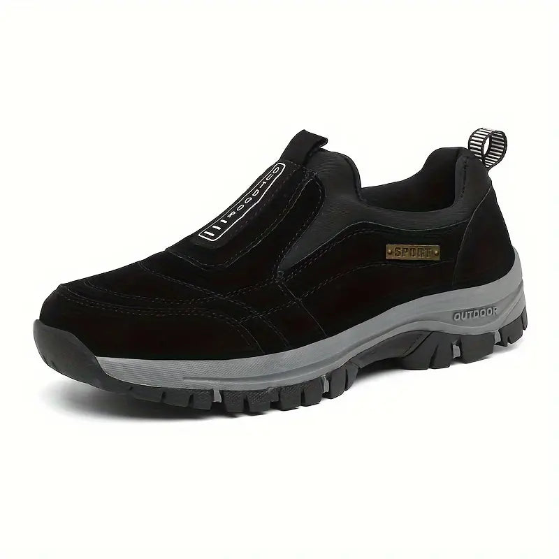 "Chaussures orthopédiques slip-on confortable, semelle robuste, soutien optimal, design élégant, sans lacets"