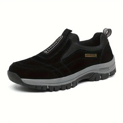 "Chaussures orthopédiques slip-on confortable, semelle robuste, soutien optimal, design élégant, sans lacets"