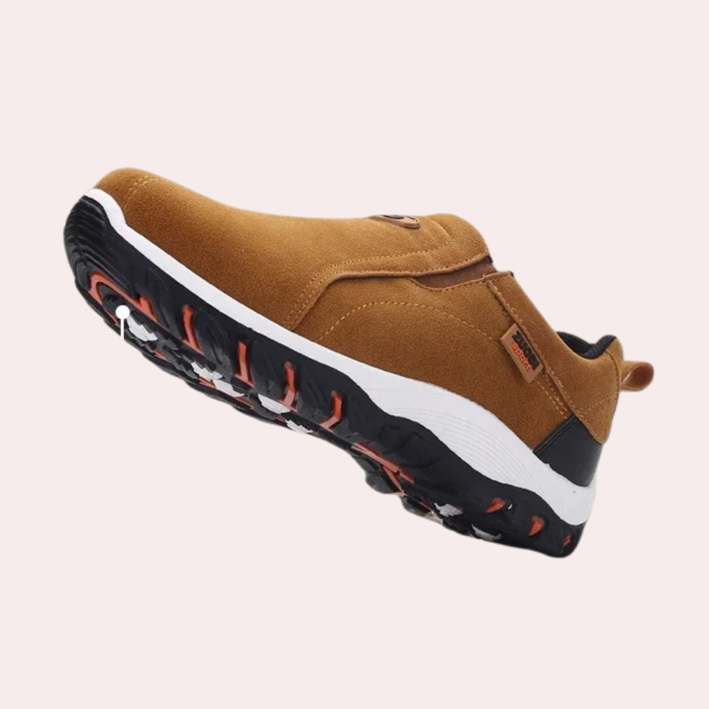 "Chaussures Slip-On homme khaki élégantes, confortables, avec semelles antidérapantes et design moderne pour un style polyval