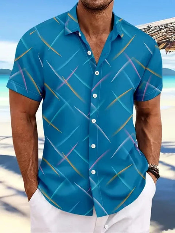 Chemise en lin noire élégante pour homme, design classique, parfaite pour tenues décontractées ou professionnelles.