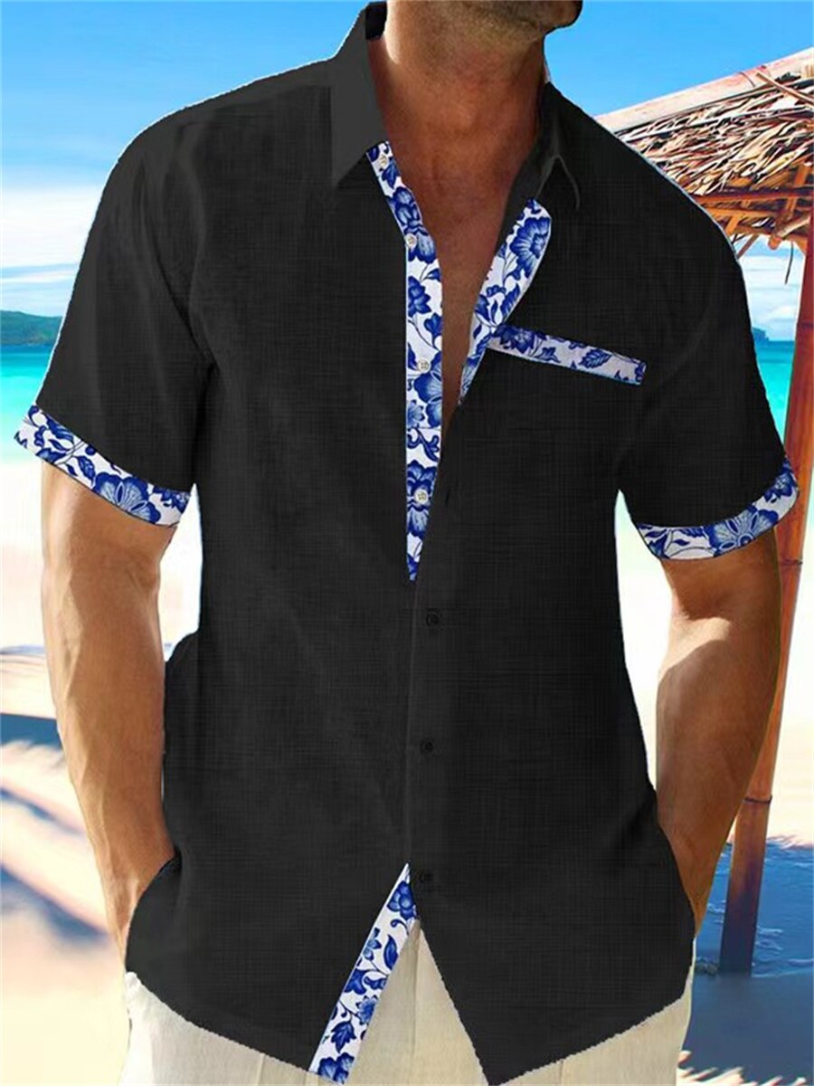Chemise en lin respirant, design moderne, légère pour hommes, idéale printemps-été, vue de face, couleur blanc.