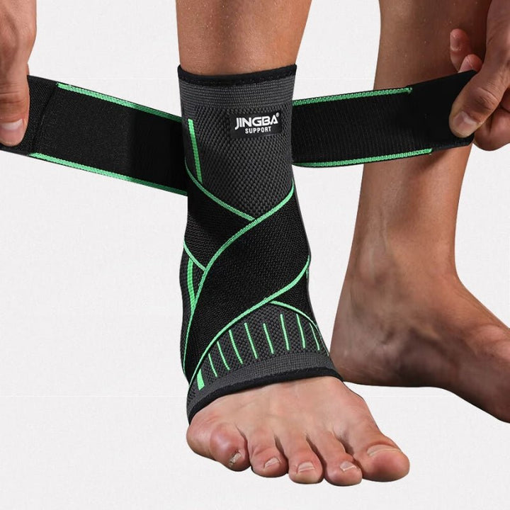 Chevillère Ortho Compress en gris, offrant compression et soutien ferme pour soulager la fasciite plantaire et douleurs.